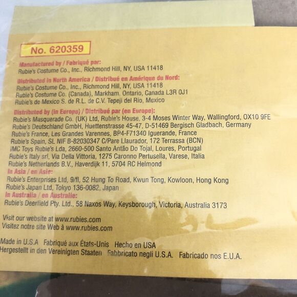 Burger Child Costume Rubies Foam Hamburger Halloween One Size Food - Picture 9 of 10